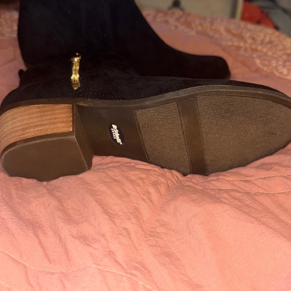 Dr. Scholl's Black Suede Ankle Boots - Picture 3 of 14